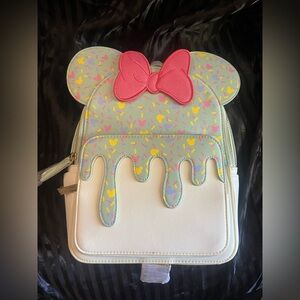 Danielle Nicole Minnie Mouse Icecream Backpack with Pink Bow